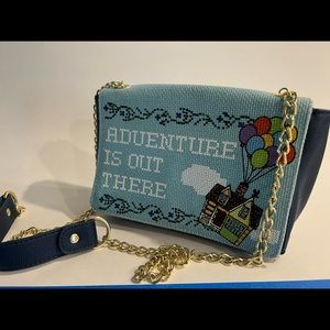 Needlepoint Disney Up purse